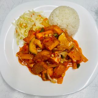 Tofu w sosie słodko-kwaśnym