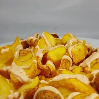 Polpettine e patate incavate