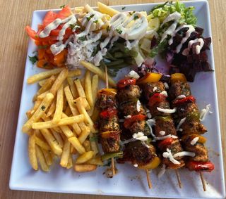 Plat Brochette Dinde