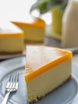 Чизкейк манго-маракуйя