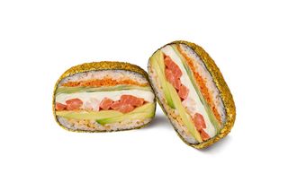 Лайт суші бургер мікс риби