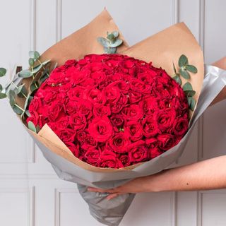 Bouchon Bouquet - 100 Rosas Rojas