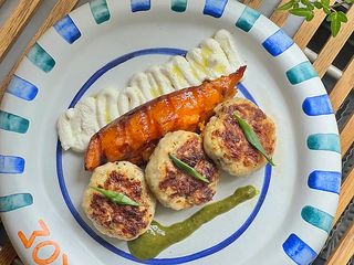 Кефтедес Лангустини і солодкий чилі (220г)