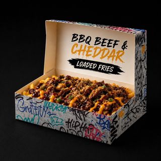 BBQ beef & Cheddar Loaded Fries                                                                                              
