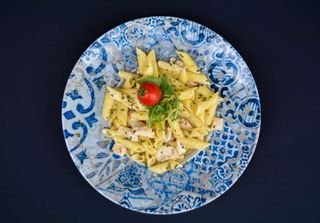 Pileća pasta u bijelom sosu