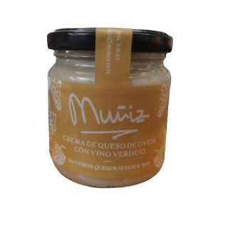 Crema De Queso Muñiz Al Verdejo. Tarro 200 Gr
