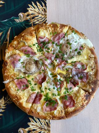 Pizza z jajem(24cm)