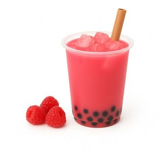 Fruit tea boba - Raspberry