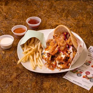Doner kebab + batata frita