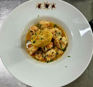 Creveti in sos de lamaie