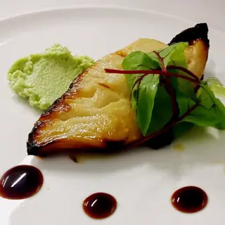 Black cod teppan