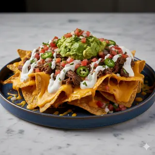 Nachos Ternera O Pollo
