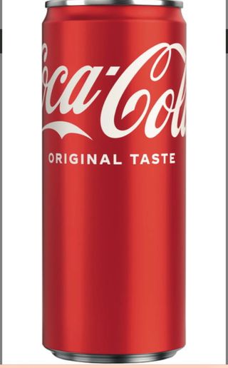 Coca cola lattina 0.33