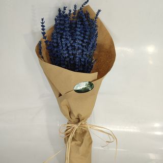 Alfazema Azul Preservada em Papel Kraft