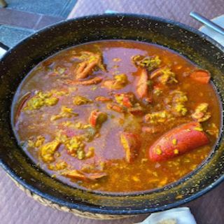 arroz caldoso con marisco (para 2 personas)