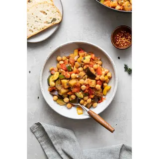 Ratatouille With Chic Peas