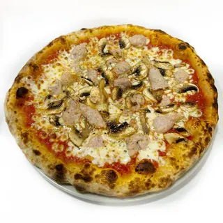 Rossa funghi e salsiccia