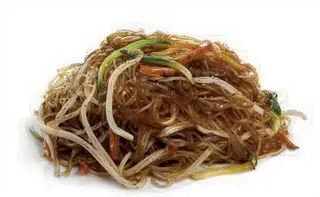 184. Spaghetti di soia con verdure