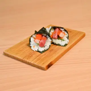 Temaki de salmón