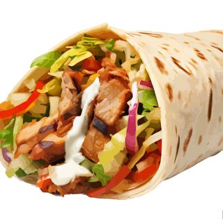 Piadina kebab