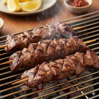 Свински дроб на скара