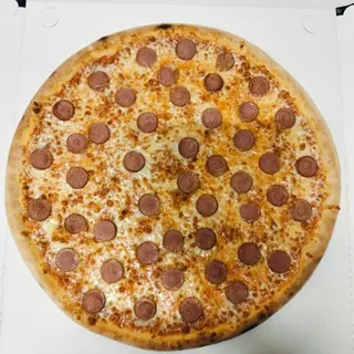 Pizza würstel