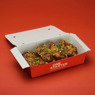 Alitas BBQ laqueadas