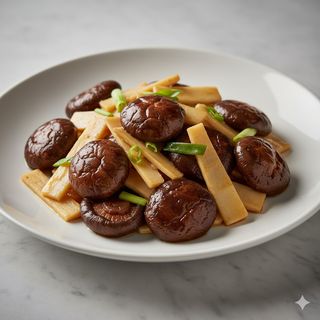 Setas China Con Bambú