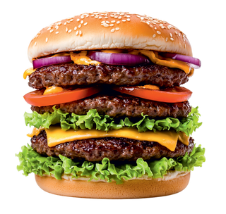 Triplo cheese burger