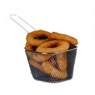 Krążki cebulowe [9 szt] + sos czosnkowy