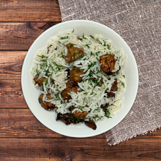 ბრინჯი სოკოთი