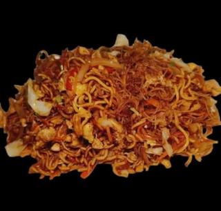 Fideos de arroz con gambas