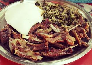 1kg Dry fry goat meat plain