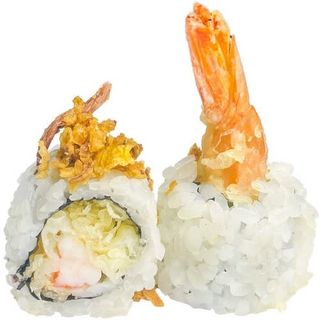 202. Uramaki Ebiten Cebolla Frita