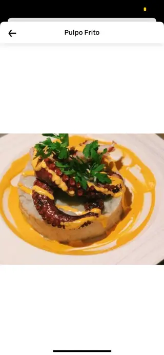 Pulpo frito