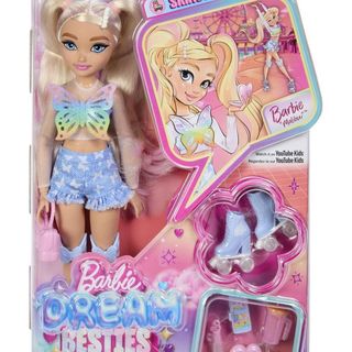 Papusa Barbie Dream Besties, 4 ani+, Malibu, Petrecere pe role [4227809]
