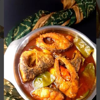 Curry di pesce e verdure 