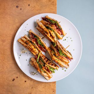 The WC Beautique Club Sandwich