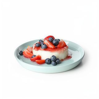 Panna cotta ai frutti di bosco