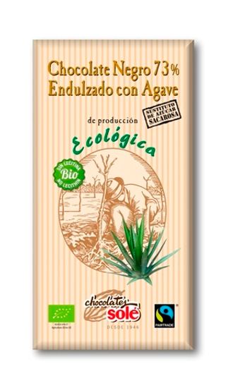 Chocolate Negro 73% Con Agave Sole 100Gr
