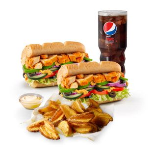 Menú Pollo al Curry (30 cm.)