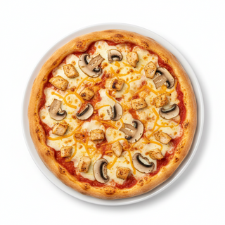 Pizza De Pollo Y Champiñón (30 Cm.)