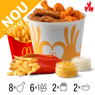 Aripi & Strips Bucket *picante
