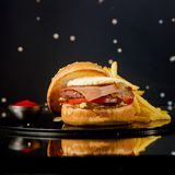 Black Hole Sun burger