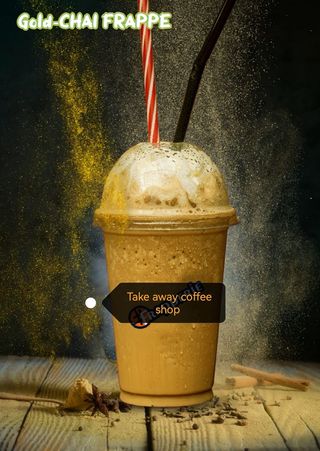 Gold Chai frappe