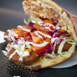 Panino falafel vegetariano