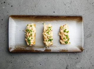 Tapas cu crab de zăpadă