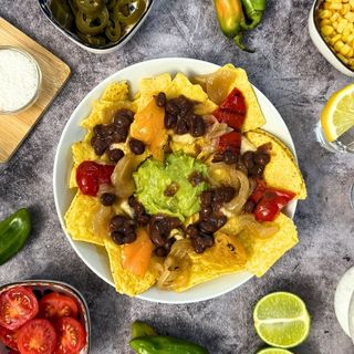 Nachos con verdure