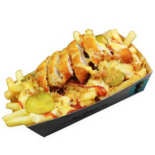 Cheese Fries Cordon bleu