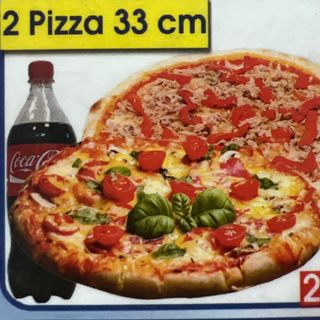 Menú 2 Pizzas (33 Cm.)